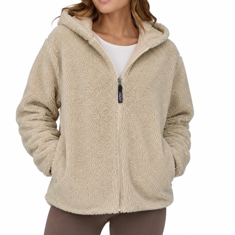 Patagonia Women's Lunar Dusk Fleece Jacket Natural NWT Size XL ($250 Retail)